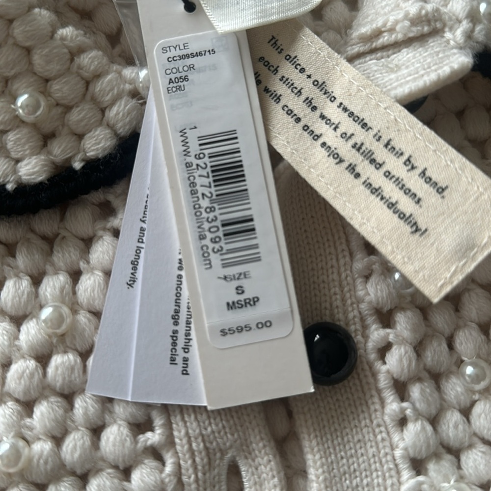 Alice and Olivia had knit cardigan sweater - Picture 7 of 7